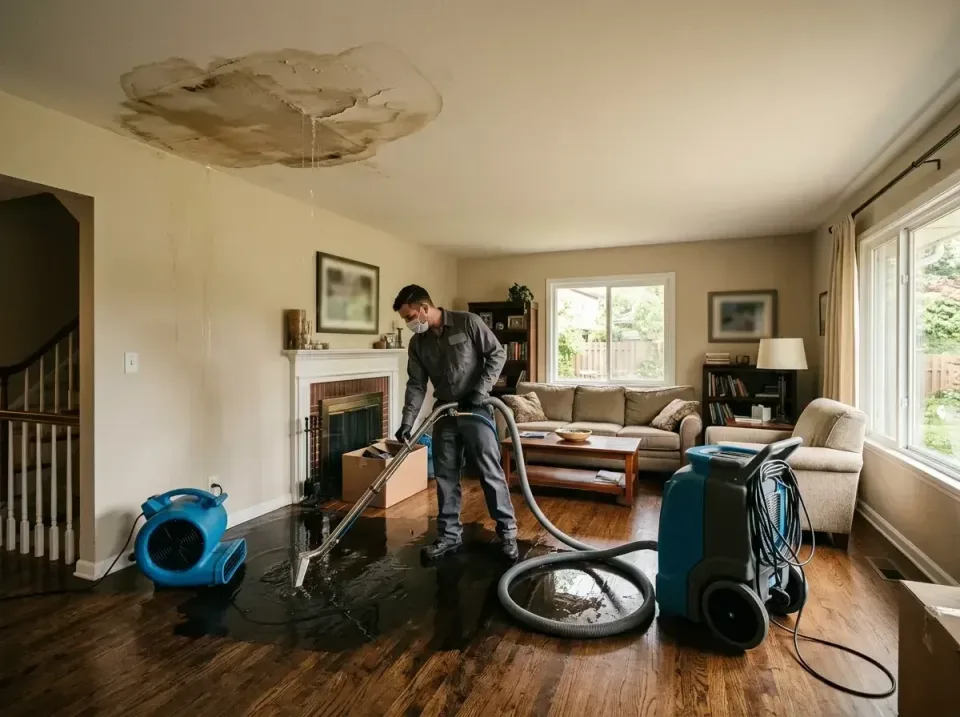attic-pipe-burst-ceiling-drip-008 — frequently asked questions, Water Damage Restoration & Carpet Care in Vinton, IA